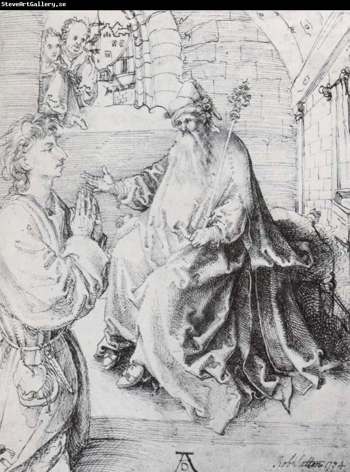 Albrecht Durer Youth kneeling beffore the judge